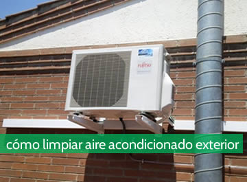 Cómo limpiar aire acondicionado exterior