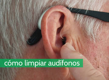 ¿Cómo limpiar audífonos para sordos?