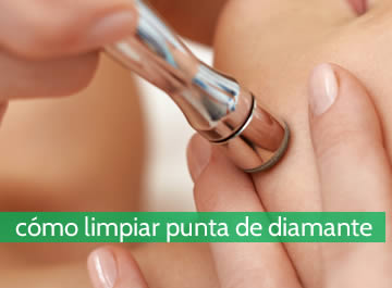 Cómo limpiar la punta de diamante