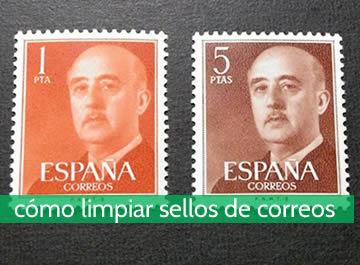 ¿Cómo limpiar sellos de correos?